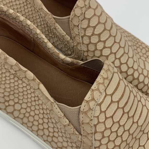 Joie tan reptile pattern slip on sneakers size 37 (5.5 see cov chart ) - Picture 10 of 12